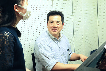 ジャズアレンジレッスンの様子