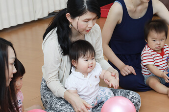 リトミックレッスンの様子