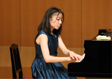 ピアノ教室の発表会の様子