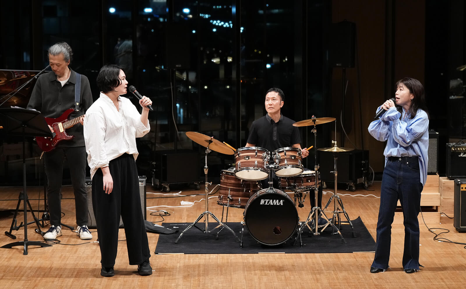 ボーカル教室の発表会の様子